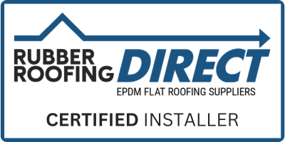 rubber roofing direct certified installer logo